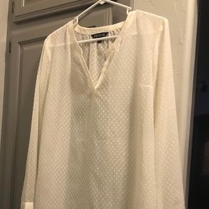 Sheer cream express top